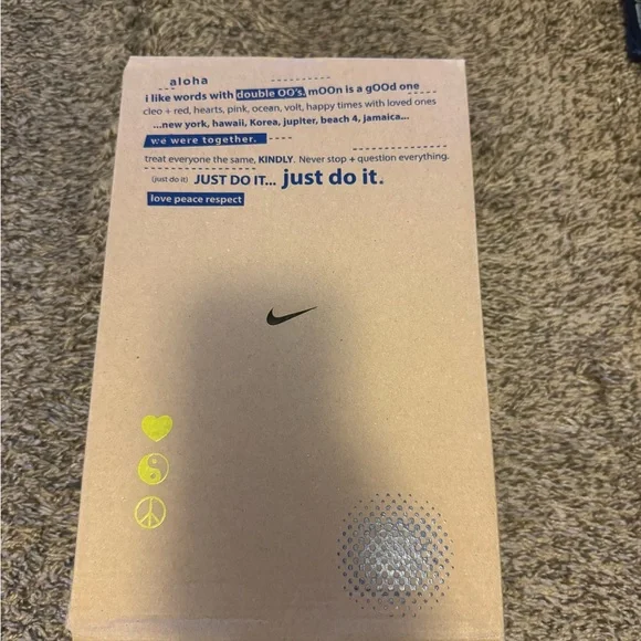 Nike Air Force 1 White Olivia Kim friends and family size 5.5